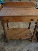 Wood Side Table 1 dove tail drawer 16" x 27" x