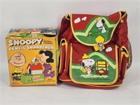 SNOOPY PENCIL SHARPENER & BOY SCOUT BAG