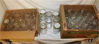 2 Boxes of quart Jars 40+