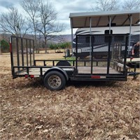 Anderson Trailer, 81x144 with Side & Rear Ramp