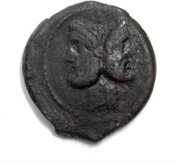 200 BC Roman Republic Glossey XF / Au AE AS
