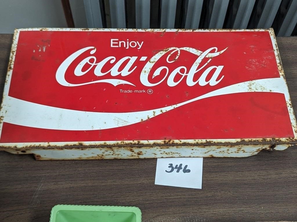 Coca Cola Sign - 10" x 20"