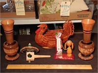 Hand Crafted Wooden Items From Mexico.