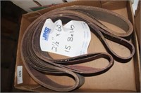 (15) 2.5â€ x 60â€ Sanding Belts