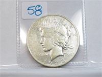 1935 S Silver Peace Dollar