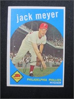 1959 TOPPS #269 JACK MEYER PHILLIES VINTAGE