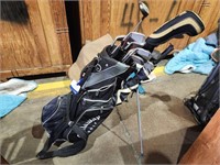 Callaway Golf Bag w/ Golf Clubs, Golf Balls, etc