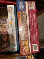 Box of puzzles some have never been opened