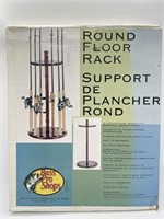 Bro Pro Shop Round Floor Rack for Fishing Rod