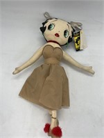 Gorgeous collectible Betty Boop stuff doll with