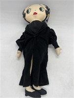 Vintage 1999 BLACK ROBE BETTY BOOP 17 Plush