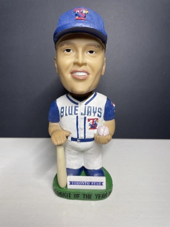 Clay resin Hinske, bobble head, MLB Toronto Blue