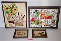 Framed Embroidery Pictures