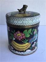 Antique Cloisonne Storage Jar