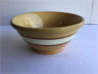 Antique Mochaware Mixing Bowl