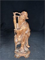 6 “ CARVED WOOD ASIAN FIGURE