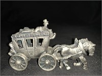 3.5 “ PEWTER STAGECOACH
