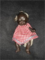 4 “ VINTAGE BLACK PORCELAIN BABY DOLL