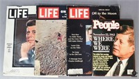 Vintage Life, People Magazines - JFK, Moon
