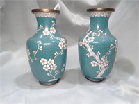 1950's Chinese Cloissone Vases