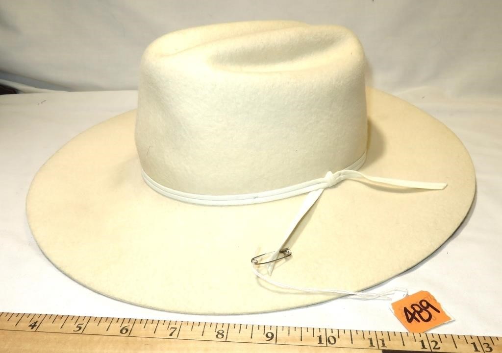 Beaver Brand Hat Size 7 1/4 - Bronco Wool Hat
