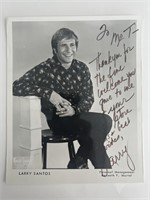 Larry Santos signed photo