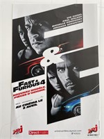 Fast & Furious 4 French mini movie poster