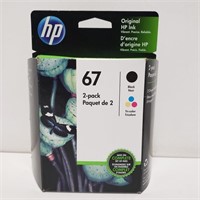 NIP HP 67 Tri-color/Black Ink Combo Pack