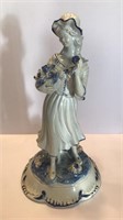 Capodimonte Italy Porcelain Woman Figurine