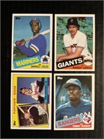 LOT OF (100) 1985 TOPPS MLB BASEBALL TRADING CARDS