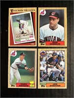 LOT OF (100) 1987 TOPPS MLB BASEBALL TRADING CARDS