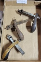 3 ANTIQUE DRAW GAUGES