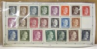 1941-43 Adolf Hitler WWII Collector's Stamps