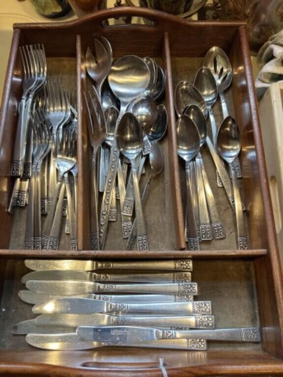 Service for 8 Stainless Steel Flatware