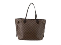 Louis Vuitton Damier Neverfull MM Shoulder Bag