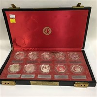 10 Sterling Silver N. C. S. Commemorative Proofs