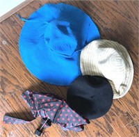 Ladies Hats & Umbrella