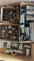 Box of Pipe Connectors & Hangers