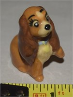 Vtg Wade England Porcelain Lady & The Tramp Figure