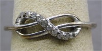 Sterling Silver ring, size 8.