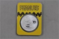 1 ounce silver Peanuts Charlie Brown coin