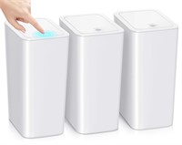 SHPMXUPW 3 Pack Bathroom Small Trash Can with Lid,