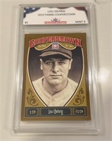 2013 Panini Cooperstown #1 Lou Gehrig Card