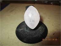 Pink Quartz Marked 925 Ring (11.15g)