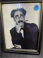GROUCHO MARX PHOTOGRAPH IN FRAME