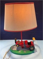 16' Wood Racecar Lamp working