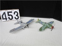 2 Collectible diecast air planes