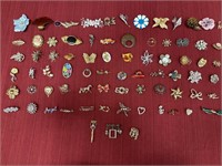 75 Costume Jewelry Brooches and Pins