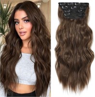 Dalise Clip in Hair Extensions Long Wavy Curly