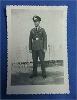 Original picture of a Nazi officer occupied